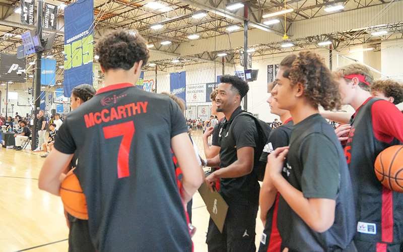 Watz Academy Team Members During Game