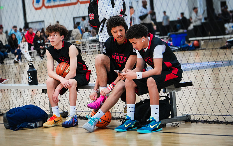 Watz Academy Team Members During Game